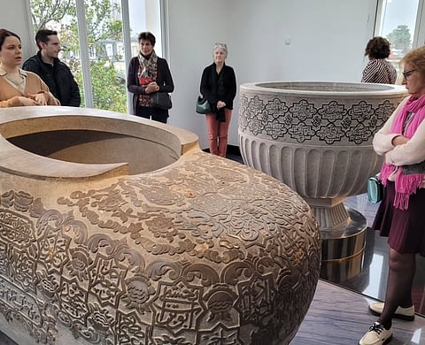 An exhibit at the The MTO Museum of Art and Culture in Chatou