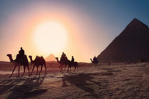 The timeless and iconic Pyramids of Giza 