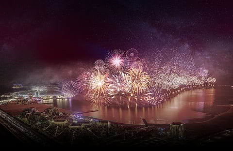 Set to last an impressive 12 minutes, the dramatic fireworks will light up the shorefront                      Courtesy RAKTDA