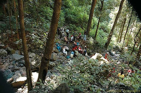 Trekkers take a breather