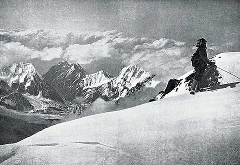 The first ascent to Trishul peak in 1907