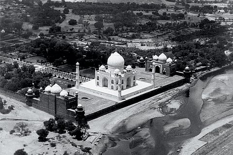 Taj Mahal from above