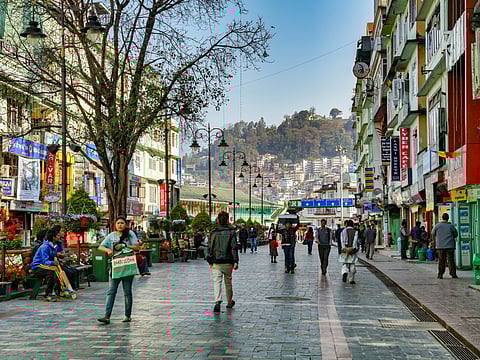 MG Marg is full of shops, cafes, and pubs with live music
