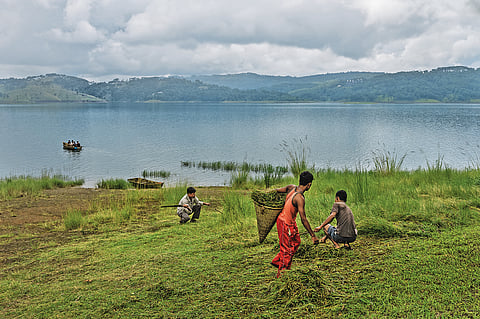 Umiam Lake, a mesmerising man-made reservoir, is located at a distance of 15 kilometres north of Shillong
