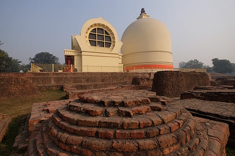 Parinirvana Temple and stupa in Kushinagar