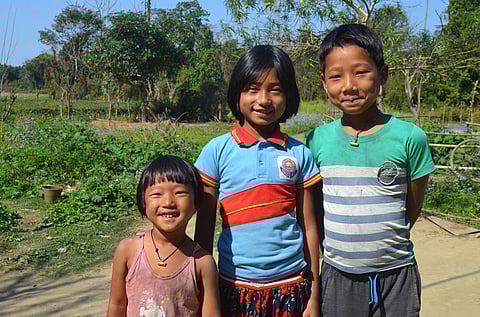 Kids at Doung's house