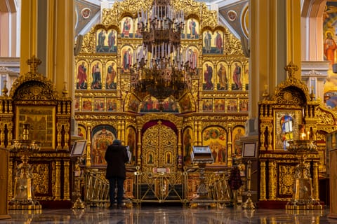 The Ascension Cathedral in Almaty