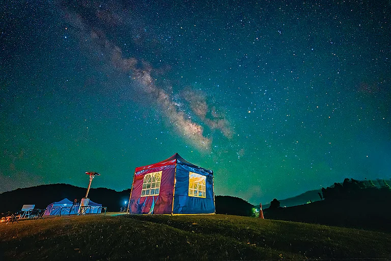 The Milky Way galaxy captured with a 15s shot - Photo: Shikhar Gupta
