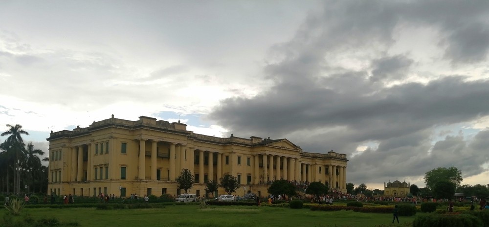 Hazarduari Palace compound in Murshidabad