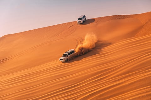 Consider going on a desert safari while in Dubai