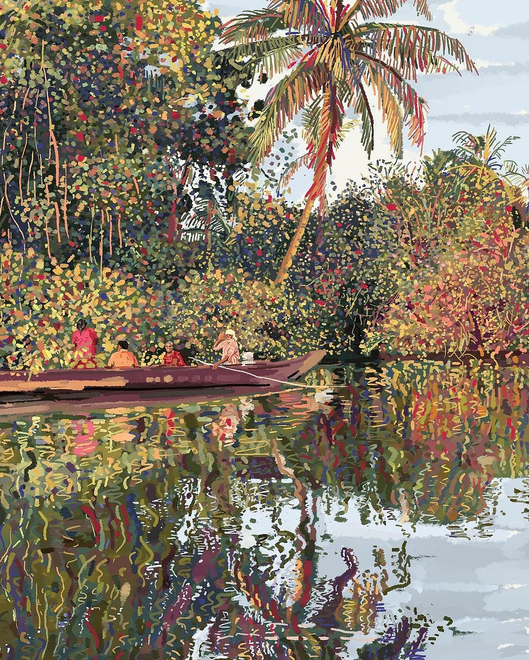 Backwater life in Kochi