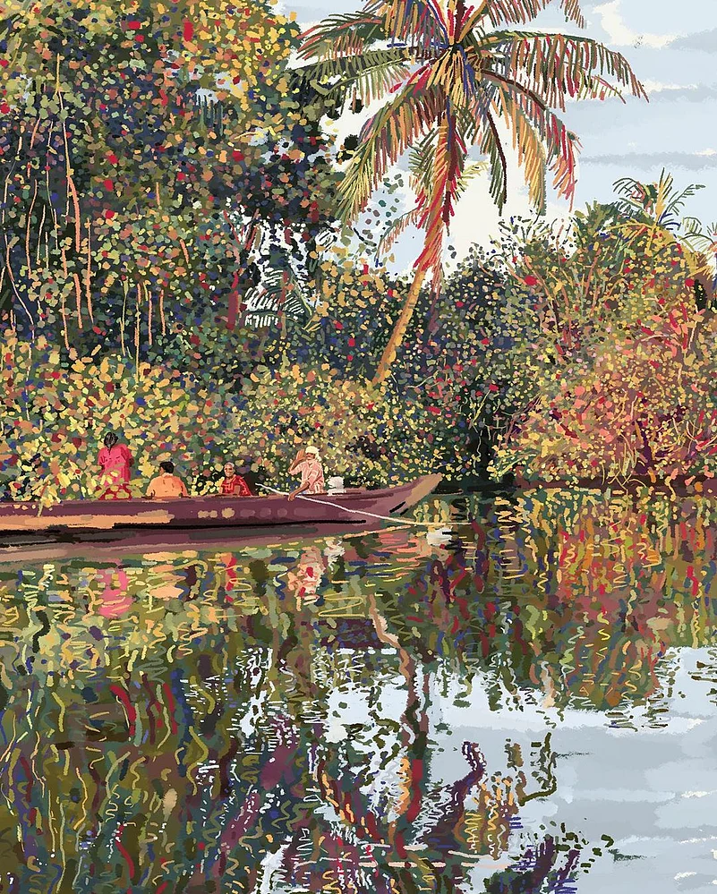 Backwater life in Kochi