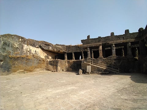 Front end of Khapra Kodiya Caves