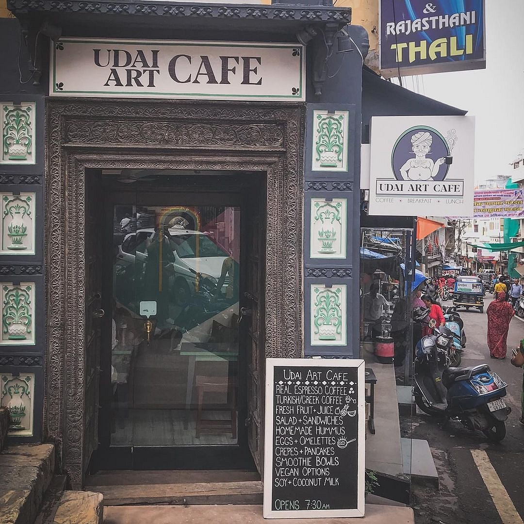 The exterior of Udai Art Café