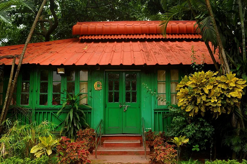 The centuries-old cabin of the Calcutta Ladies Golf Club