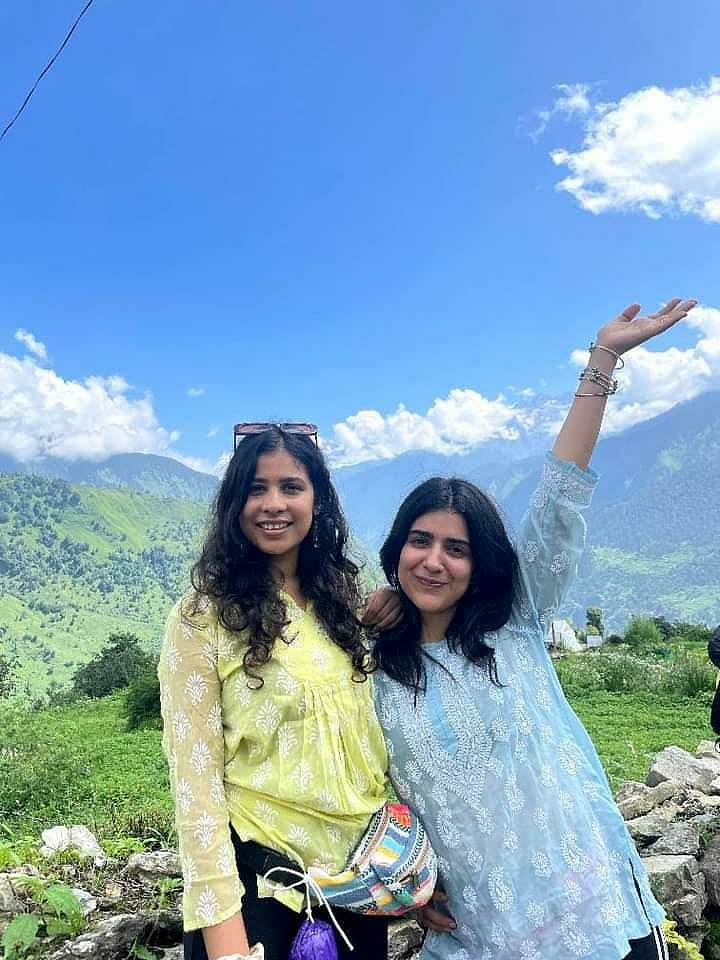 Astha and Devanshi : Aastha and Devanshi at Dayara Bugyal 