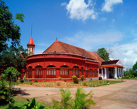 The Kanakakkunnu Palace in Trivandrum