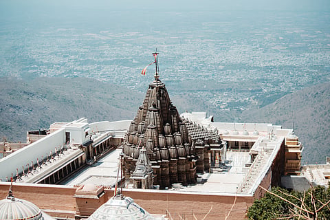 Jain temple on Girnar Hills