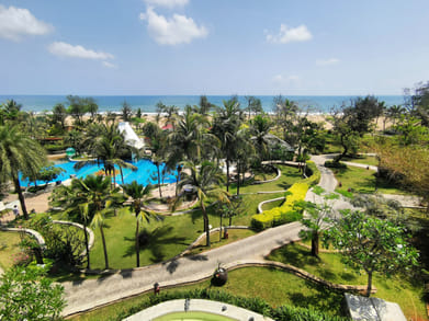 Shutterstock : Aerial view of Taj Fishermans cove in Chennai, Tamil Nadu