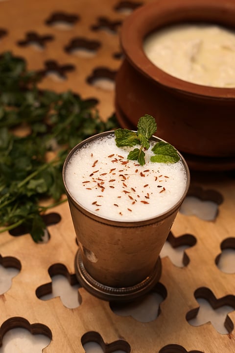 Mattha, a traditional buttermilk drink popular across the subcontinent