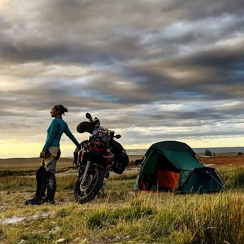 Maral Yazarloo covered the world on wheels, visiting seven continents and 64 countries