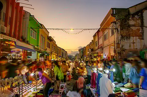 Night market in Old Phuket