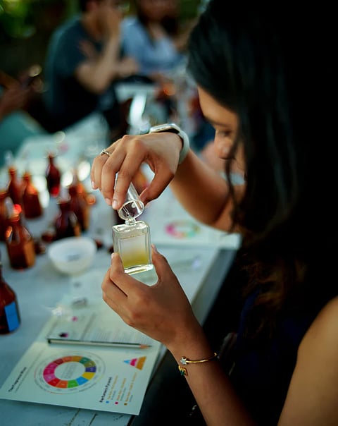 Creating your own scent.