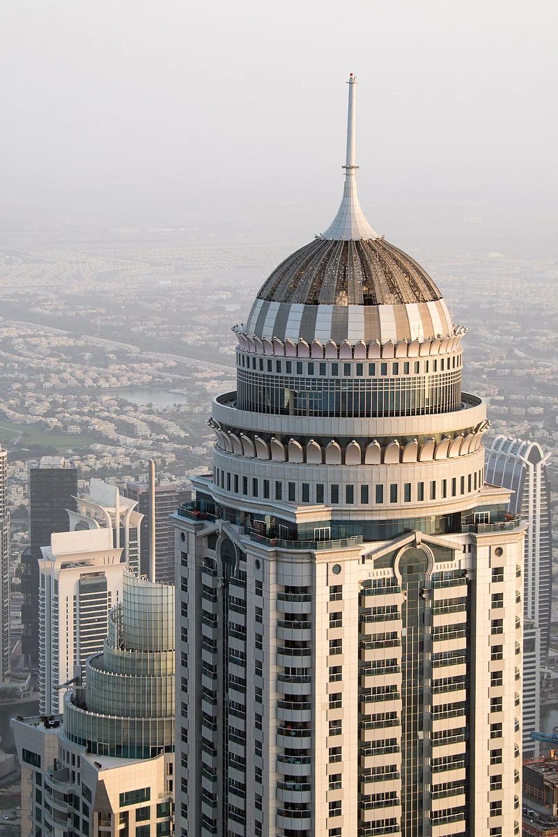 Princess Tower is the tallest residential building in Dubai Marina