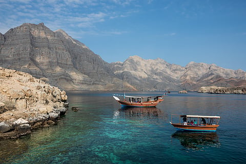 Fjords near Khasab, Musandam are a testament to the diverse landscape in Oman