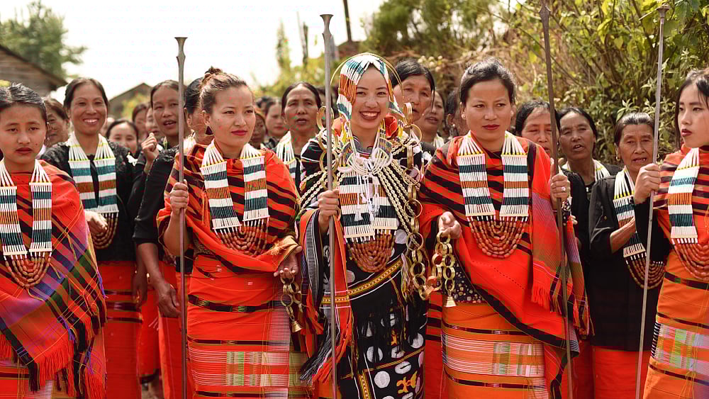 A Tangkhul Naga bride
