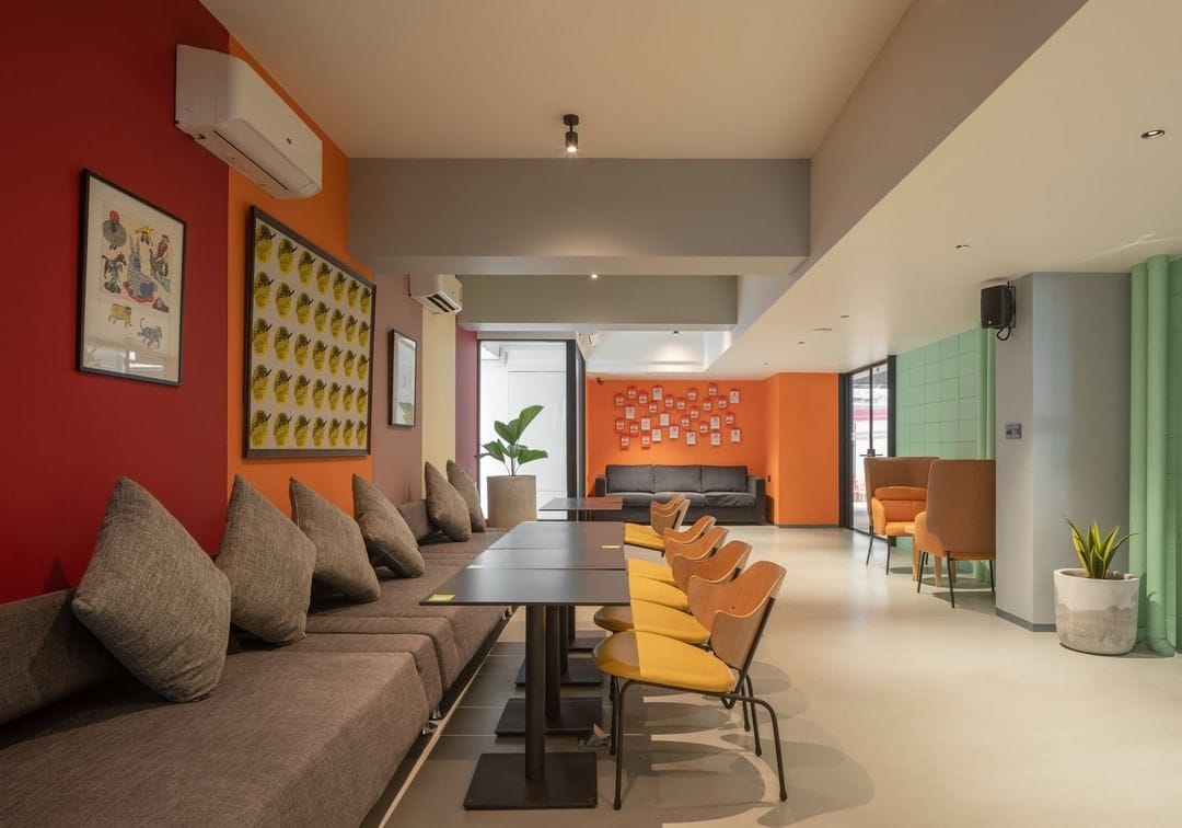 Lub D Bangkok Siam Hostel also has a 24-hour co-working space with free coffee