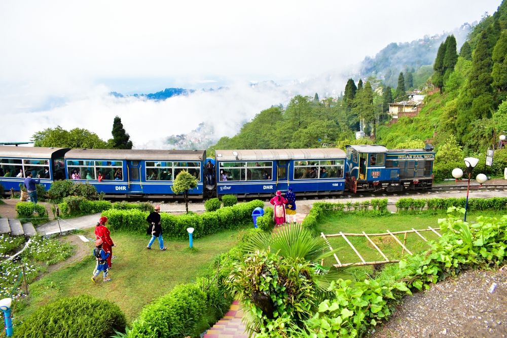 Darjeeling's famous toy train ride
