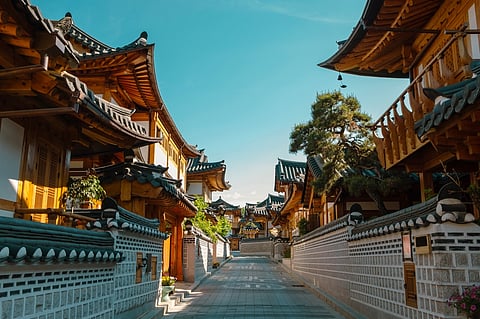 Eunpyeong Hanok Village, Korean traditional house in Seoul
