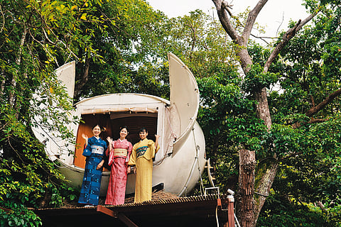 Treeful Treehouse offers a 360-degree view of the Higashi jungle
