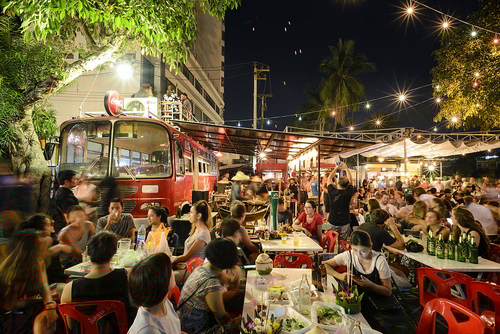 The thriving nightlife of Chiang Mai
