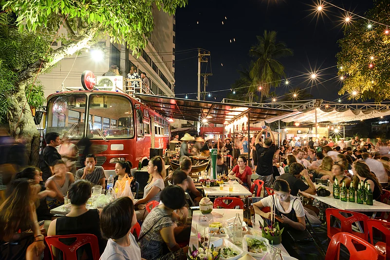 The thriving nightlife of Chiang Mai