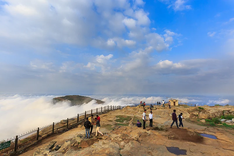 A view of Nandi Hills near Bengaluru