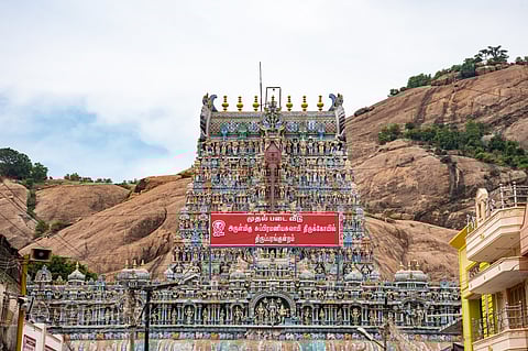 Thiruparankundram Temple located near Thiruparankundram Hills 