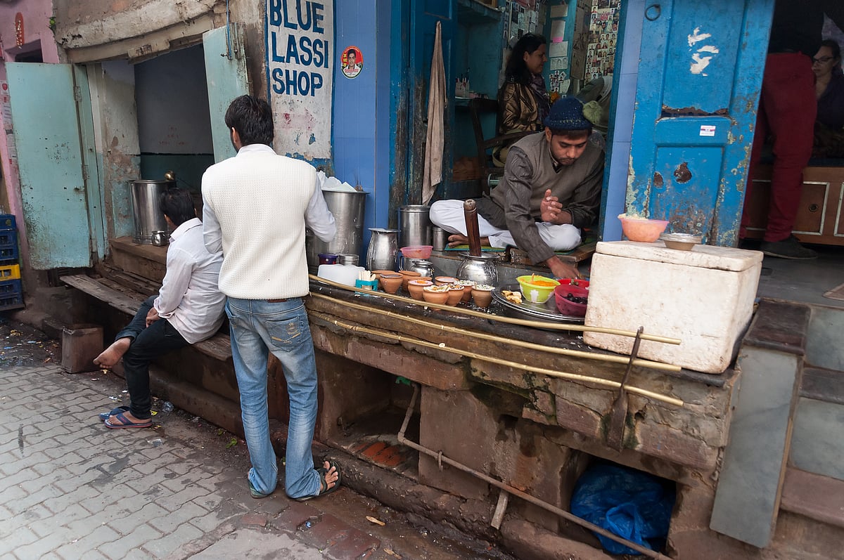The Blue Lassi Shop, Varanasi