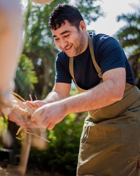 Chef Sadhu's creations are often centred around a lesser-known, wild food