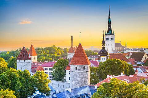 Skyline of Estonia