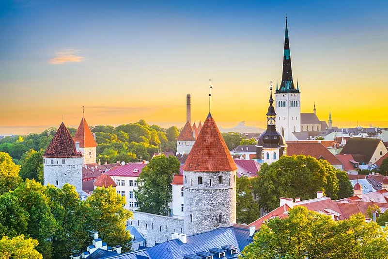 Skyline of Estonia