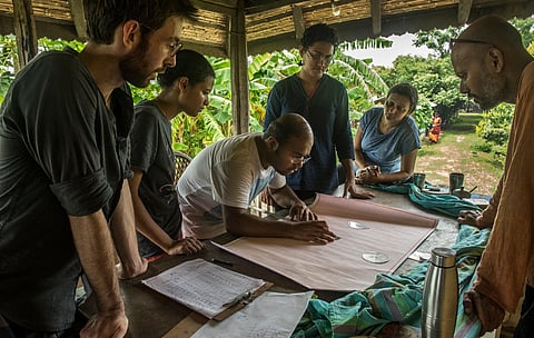 An afternoon spent mapping permaculture principles at Smell of the Earth