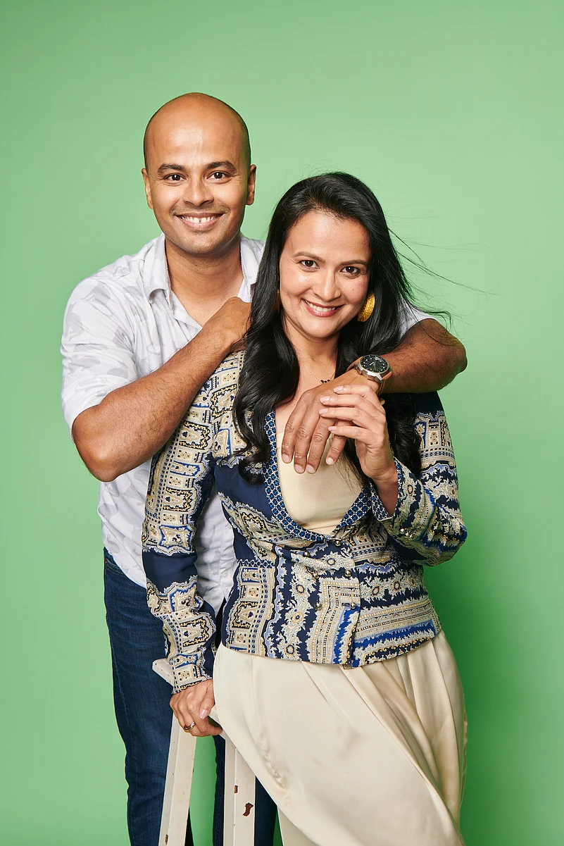 Author Meghna Pant with brother, comedian Sorabh Pant