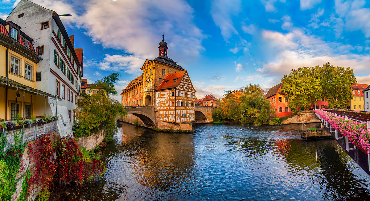 Town of Bamberg is a UNESCO World Heritage Site in Germany