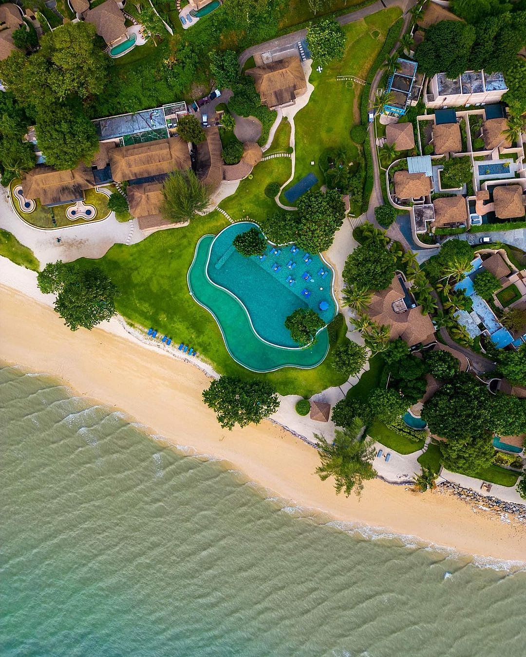 The Naka Island is nestled on Naka Yai Island in the Andaman Sea