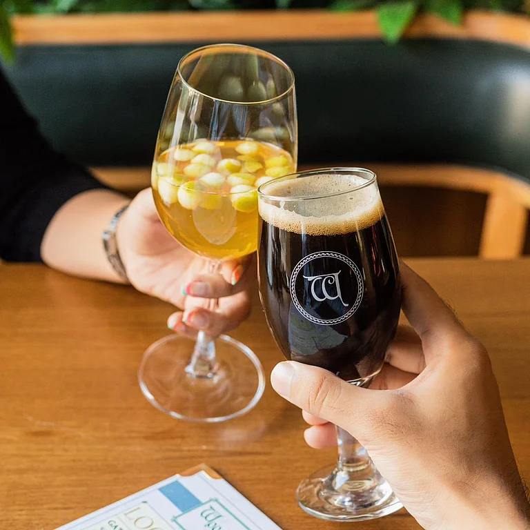 Oktoberfest celebration at a bar in India - woodsidemumbai/Instagram