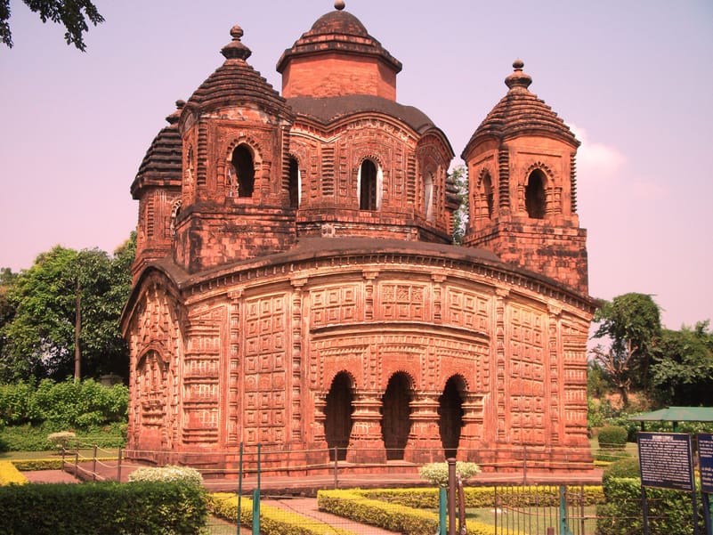 The Shyam Rai Temple in Bishnupur