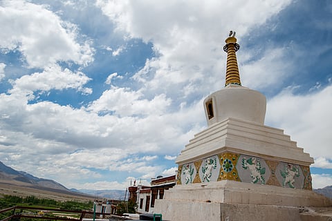 Stakna Gompa is a Buddhist monastery
