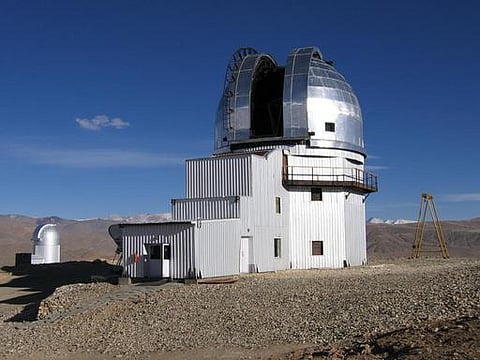 The Himalayan Chandra telescope at Hanle observatory